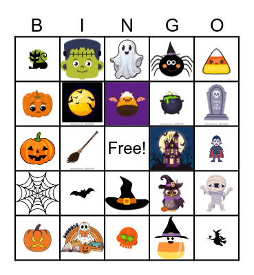Halloween Bingo Card