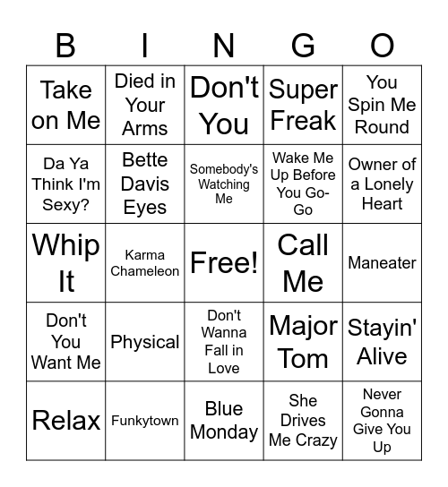 40MB Round 2 Bingo Card