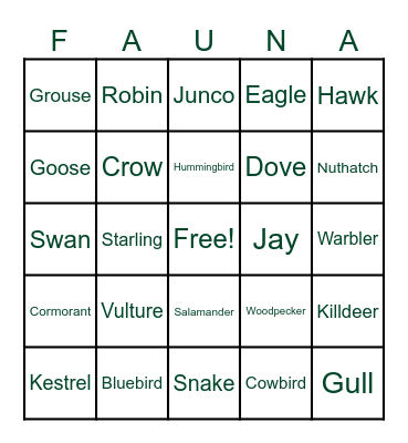 Wild ARC WILD!! Bingo Card