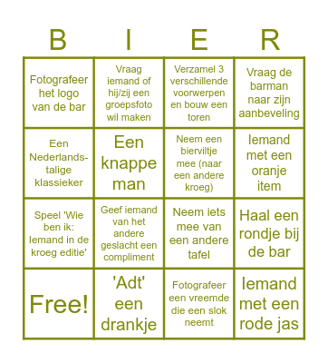 BierBingo Card