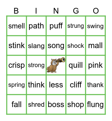 Unit 1-2 Review Bingo Card