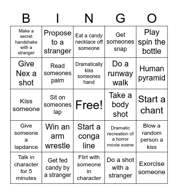 PARTY BINGO Card