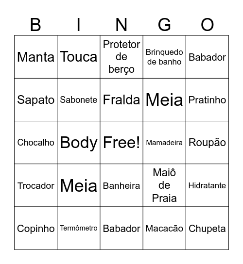 Chá da Alice Bingo Card