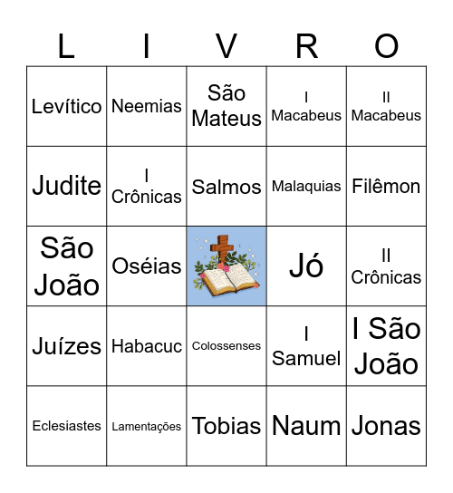 BINGO DA BÍBLIA Bingo Card