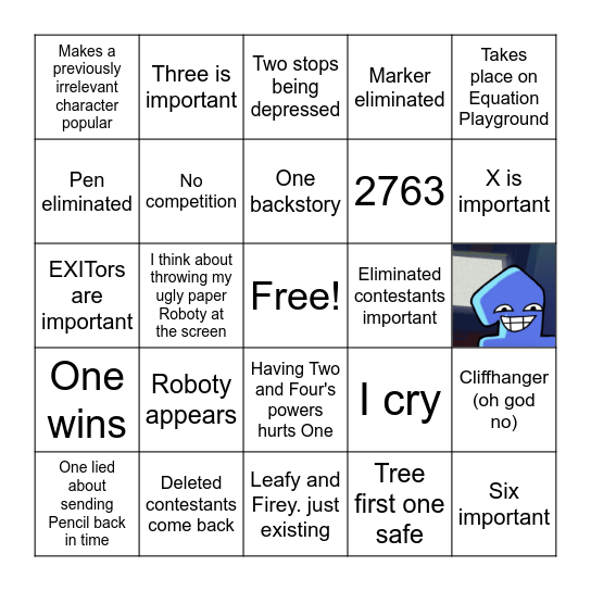 TPOT 20 BINGO!! Bingo Card