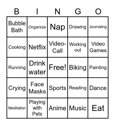 COUNTRY BINGO Card