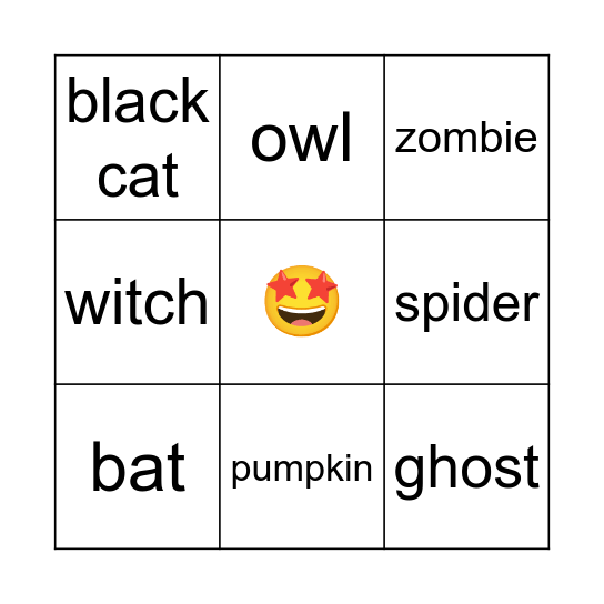 Halloween 永順國小 Bingo Card