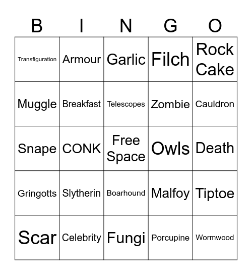 Chapter 8 Bingo Card