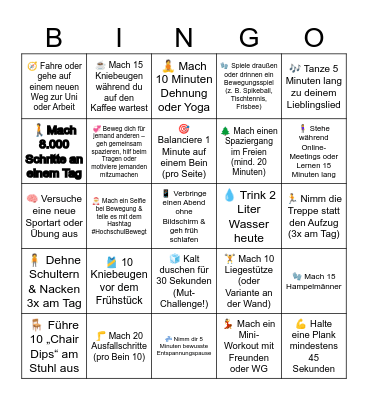 Test Bingo Card