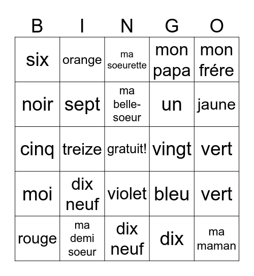 Maximus Ramirez Bingo Card