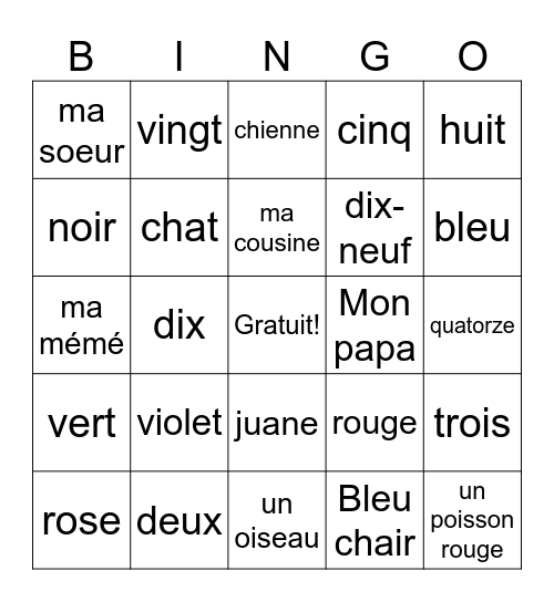 Allisson Lema Bingo Card