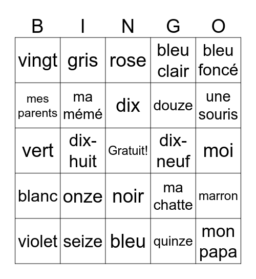 Miguel Lopez Bingo Card