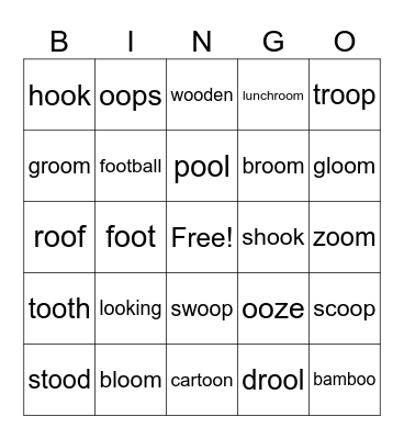 Two Sound of OO  ( 89/90) Bingo Card