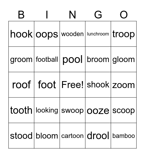 Two Sound of OO  ( 89/90) Bingo Card