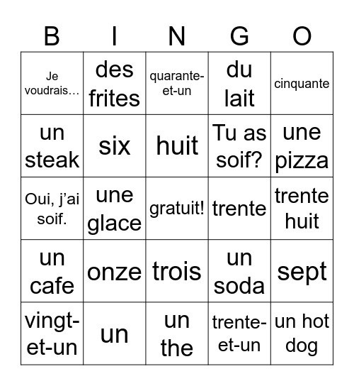 Wilson Zheng Bingo Card