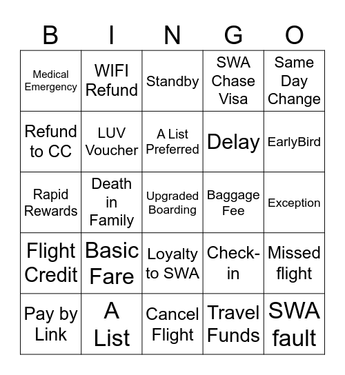 EComm -  October Bingo Card