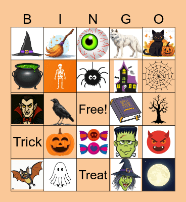 Halloween Bingo Card