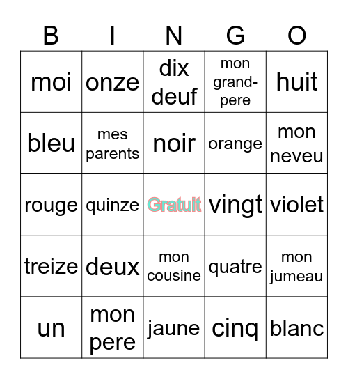 Lemuel Wanjohi Bingo Card