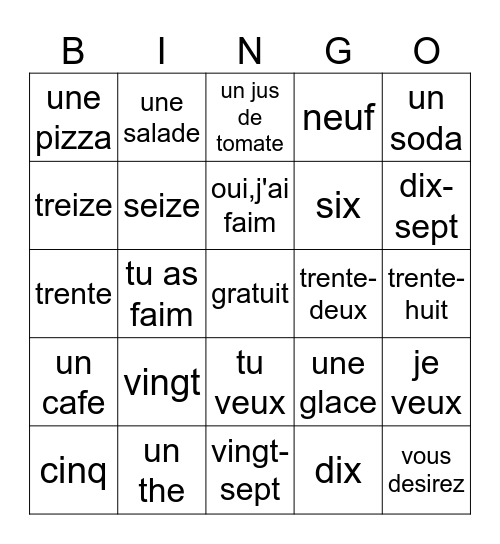 katelyn salazar Bingo Card