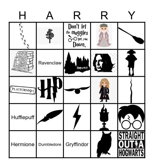 Harry Potter BINGO Card