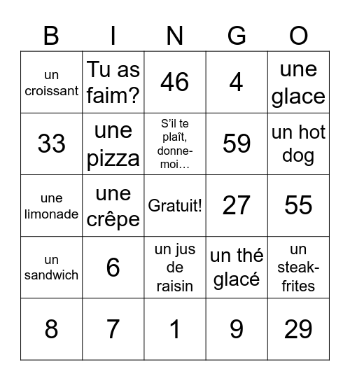 Dylan Loja BINGO Card