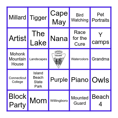Toni's 90th birthday Bingo! Bingo Card