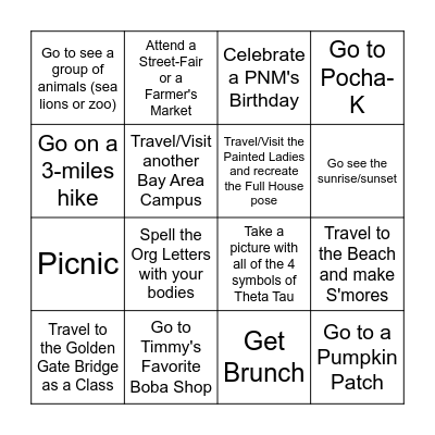 F25 | Brotherhood Scavenger Hunt Bingo Card