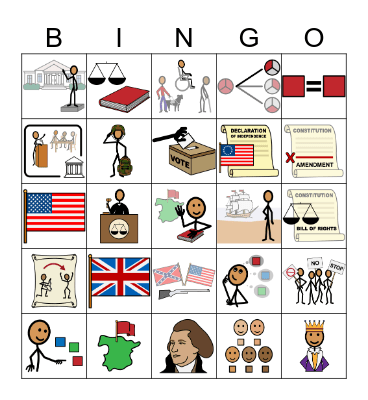 My Rights (MY Country) Bingo Card