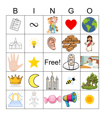 Primary Program 2025 Bingo Card