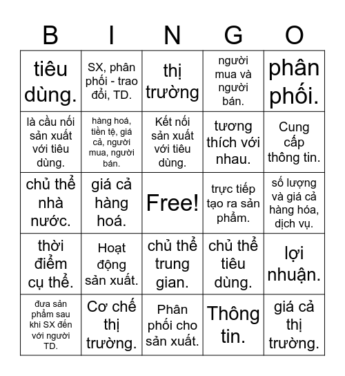 ĐI TÌM ẨN SỐ Bingo Card