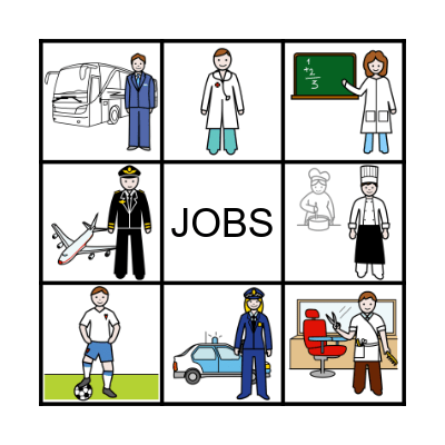 JOBS Bingo Card