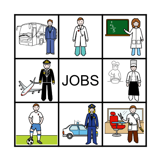 JOBS Bingo Card