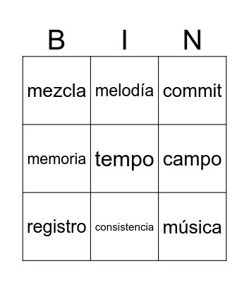 WiZink Bingo Card