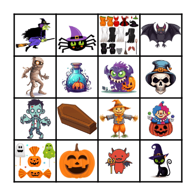 🍭HALLOWEEN 🍭 Bingo Card