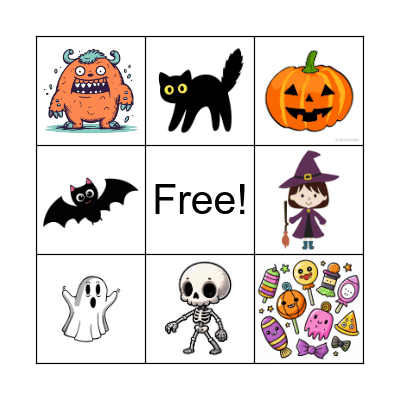 HALLOWEEN! Bingo Card