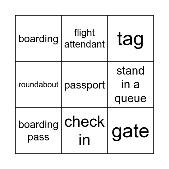 6.6 Bingo Card