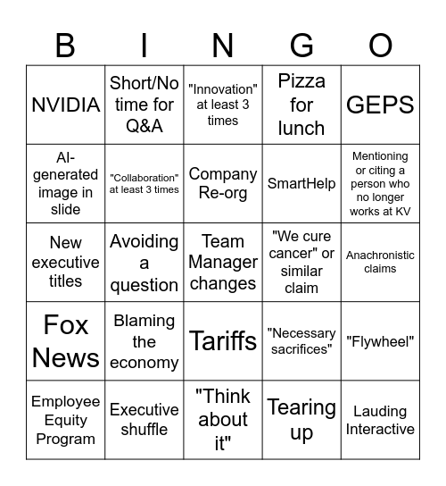 2025Q3KV Bingo Card
