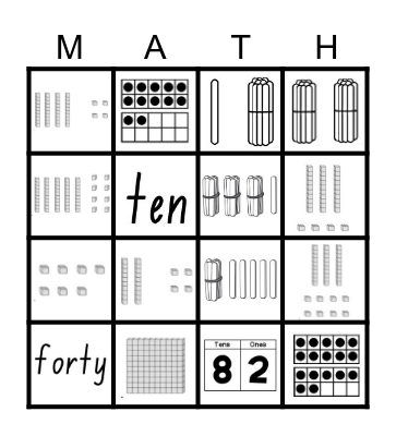 PLACE VALUE BINGO Card
