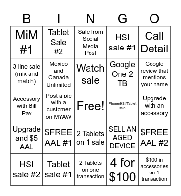 Central Alabama Bingo 10/17-10/19 Bingo Card