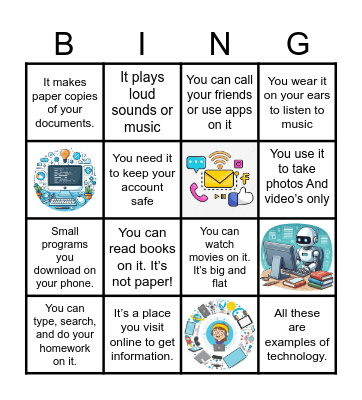 Guess what? Bingo Card