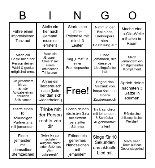 Muri 22 Bingo Card