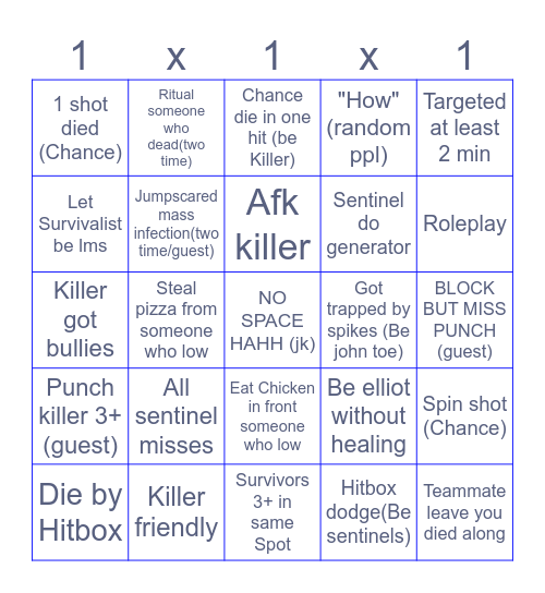 helo mara u are cooked Bingo Card