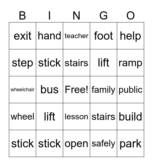 SJH1 - SDG 10 Bingo Card