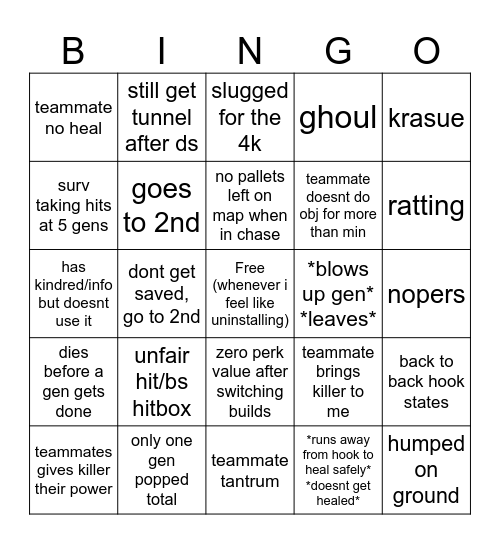 kit's solo q bingo Card