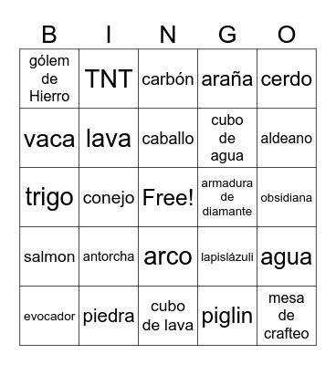 Bingo Cumpleañero Bingo Card