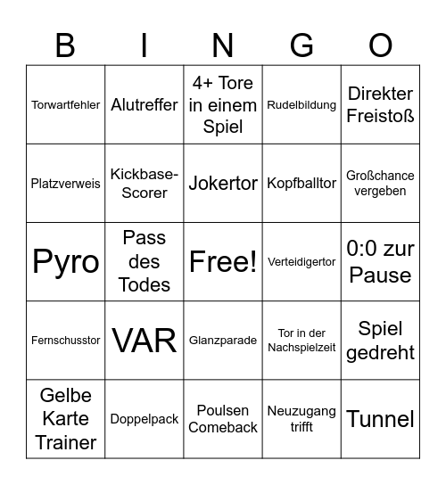 Konfi 7.Spieltag Bingo Card