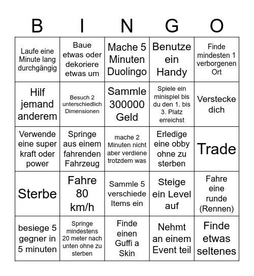 1. OG Olympiade Bingo Card