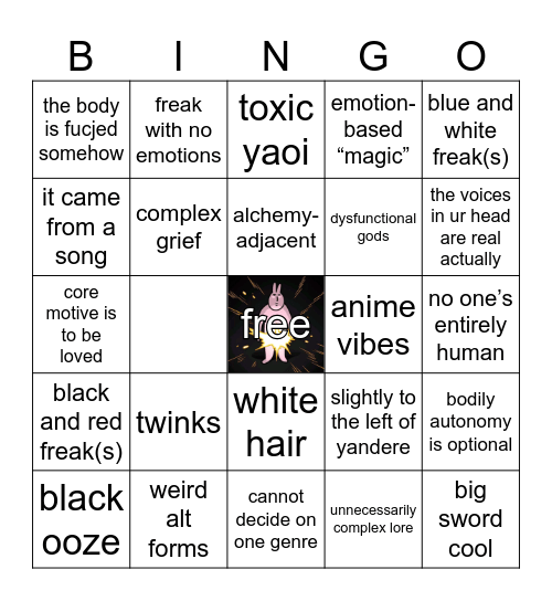 scarlettisms Bingo Card