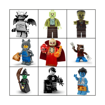 Halloween Lego Bingo Card