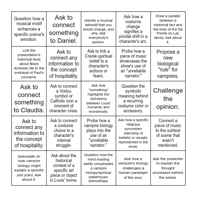 bingo dingo Bingo Card